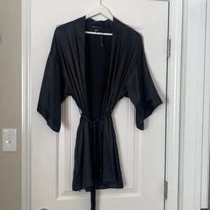 Victoria’s Secret satin robe with pockets